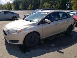 Salvage cars for sale at Arlington, WA auction: 2017 Ford Focus SE