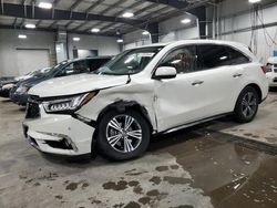 Salvage cars for sale from Copart Ham Lake, MN: 2017 Acura MDX
