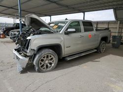 Salvage trucks for sale at Anthony, TX auction: 2015 GMC Sierra C1500 SLT