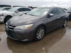 Salvage cars for sale at Grand Prairie, TX auction: 2015 Toyota Camry LE