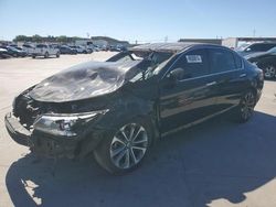 Salvage cars for sale at Grand Prairie, TX auction: 2015 Honda Accord Sport