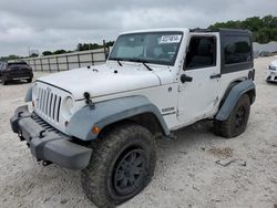 Salvage cars for sale at New Braunfels, TX auction: 2012 Jeep Wrangler Sport