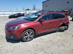 Salvage cars for sale from Copart Appleton, WI: 2018 Subaru Outback 2.5I Limited