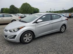 Salvage cars for sale from Copart Mocksville, NC: 2016 Hyundai Elantra SE