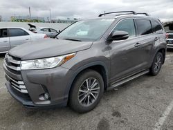 Salvage cars for sale from Copart Van Nuys, CA: 2018 Toyota Highlander SE