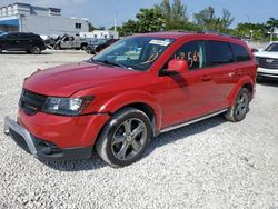 Salvage cars for sale from Copart Opa Locka, FL: 2018 Dodge Journey Crossroad