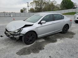 Salvage cars for sale at Gastonia, NC auction: 2013 Honda Accord LX