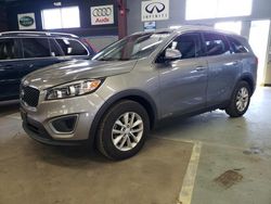 Salvage cars for sale at East Granby, CT auction: 2016 KIA Sorento LX