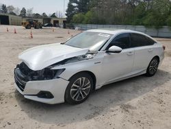 Salvage cars for sale at Knightdale, NC auction: 2022 Honda Accord Hybrid EXL