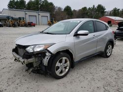 Salvage cars for sale at Mendon, MA auction: 2016 Honda HR-V EX