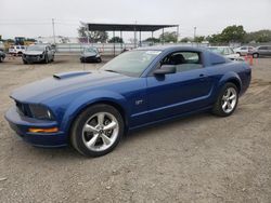 Salvage cars for sale from Copart San Diego, CA: 2007 Ford Mustang GT