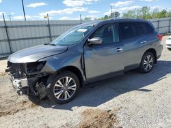 Salvage cars for sale at Lumberton, NC auction: 2018 Nissan Pathfinder S