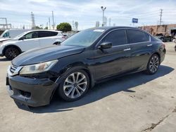 Salvage cars for sale at Wilmington, CA auction: 2015 Honda Accord Sport