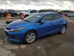 Salvage cars for sale at Indianapolis, IN auction: 2019 Chevrolet Cruze LT