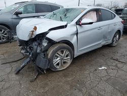 Salvage cars for sale from Copart Chicago Heights, IL: 2019 Hyundai Elantra SEL