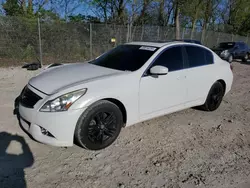 Salvage cars for sale at Cicero, IN auction: 2012 Infiniti G37