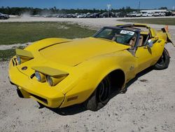 Salvage cars for sale at Houston, TX auction: 1975 Chevrolet Stingray