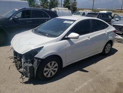 Salvage cars for sale from Copart Rancho Cucamonga, CA: 2017 Hyundai Accent SE