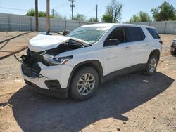 Salvage cars for sale from Copart Oklahoma City, OK: 2020 Chevrolet Traverse LS