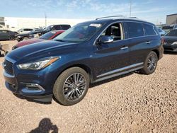 Salvage cars for sale from Copart Phoenix, AZ: 2017 Infiniti QX60