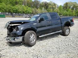 Salvage cars for sale at Waldorf, MD auction: 2008 Ford F150 Supercrew
