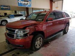 Salvage cars for sale at Angola, NY auction: 2015 Chevrolet Suburban K1500 LT