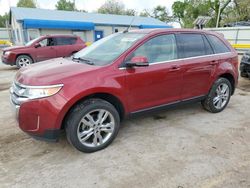 Salvage cars for sale at Wichita, KS auction: 2014 Ford Edge Limited