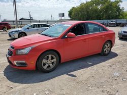 Salvage cars for sale from Copart Oklahoma City, OK: 2015 Chevrolet Cruze LT