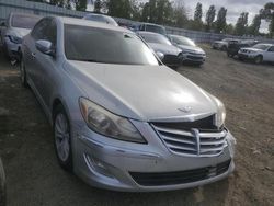 Salvage cars for sale from Copart Vallejo, CA: 2012 Hyundai Genesis 3.8L
