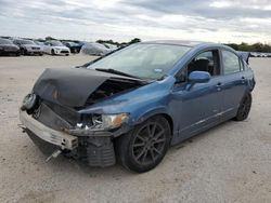 Salvage cars for sale from Copart San Antonio, TX: 2009 Honda Civic LX