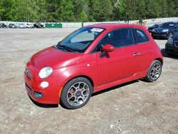 Vehiculos salvage en venta de Copart Gainesville, GA: 2014 Fiat 500 Sport