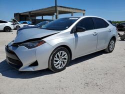 Salvage cars for sale from Copart West Palm Beach, FL: 2017 Toyota Corolla L