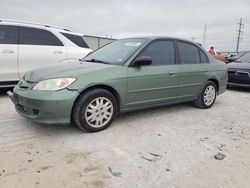 Salvage cars for sale at Haslet, TX auction: 2004 Honda Civic LX