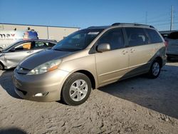 Salvage cars for sale at Haslet, TX auction: 2006 Toyota Sienna XLE