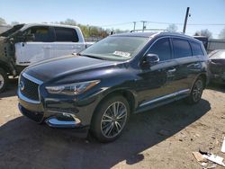 Salvage cars for sale from Copart Hillsborough, NJ: 2019 Infiniti QX60 Luxe