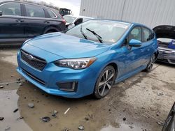 Salvage cars for sale from Copart Windsor, NJ: 2017 Subaru Impreza Sport