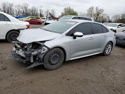 Toyota Corolla le salvage cars for sale: 2020 Toyota Corolla LE