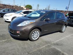 Vehiculos salvage en venta de Copart Wilmington, CA: 2017 Nissan Leaf S