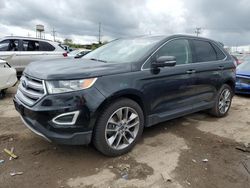 Ford Edge Titanium salvage cars for sale: 2017 Ford Edge Titanium