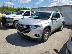 Salvage cars for sale at Bridgeton, MO auction: 2019 Chevrolet Traverse LT