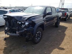 Salvage cars for sale from Copart Elgin, IL: 2017 Toyota Tacoma Double Cab