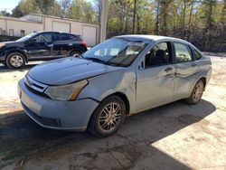 Salvage cars for sale from Copart Hueytown, AL: 2009 Ford Focus SE