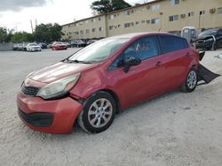 Salvage cars for sale at Opa Locka, FL auction: 2015 KIA Rio LX