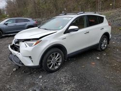 Toyota salvage cars for sale: 2016 Toyota Rav4 HV Limited