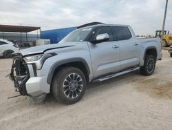 Salvage cars for sale from Copart Andrews, TX: 2023 Toyota Tundra Crewmax Limited