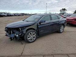 Chevrolet Impala salvage cars for sale: 2018 Chevrolet Impala LT