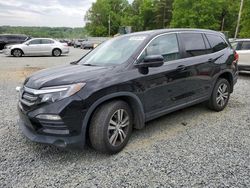 Salvage cars for sale at Concord, NC auction: 2017 Honda Pilot EXL