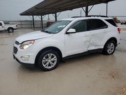 Salvage cars for sale at Temple, TX auction: 2016 Chevrolet Equinox LT