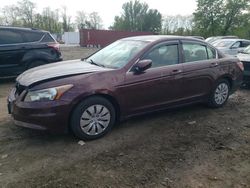 Salvage cars for sale from Copart Baltimore, MD: 2011 Honda Accord LX