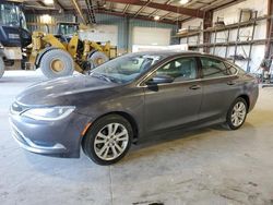 Salvage cars for sale at Eldridge, IA auction: 2015 Chrysler 200 Limited